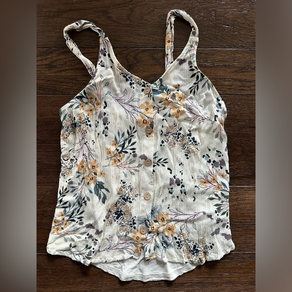 Maurice’s Floral Button-Down Women's Top- size X-Small